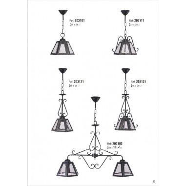 Lámparas Hierro Ofertas