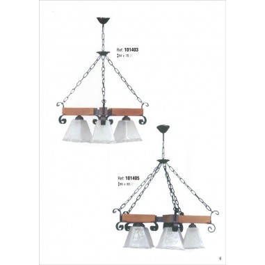 Lámparas Rústicas de Techo