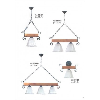Aplique de Pared Rústico