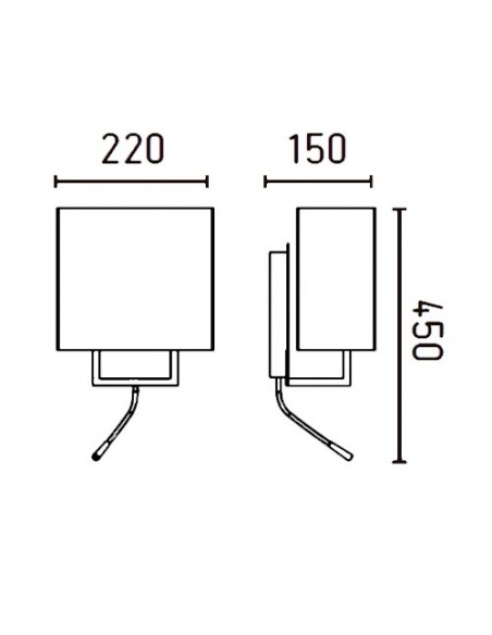 Compra Aplique con Lector Led