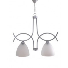 Lámparas Cristal Blanco Ácido