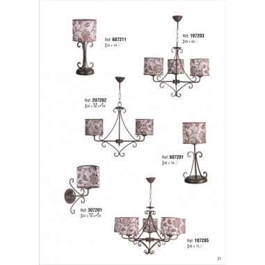 Lámparas Pantallas Marrones