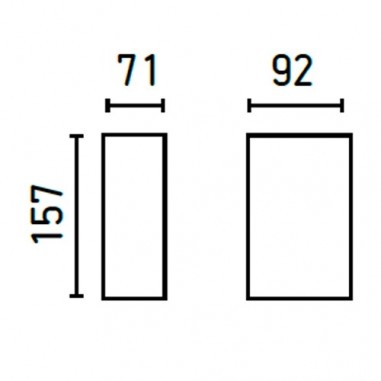 Apliques con Haz de Luz Superior e...