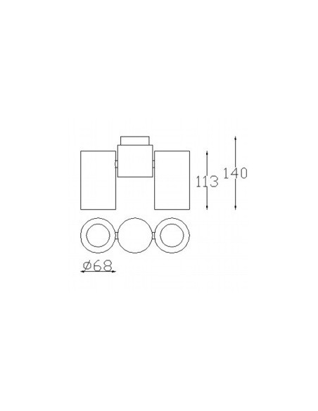 Plafón Rotatorio 180º