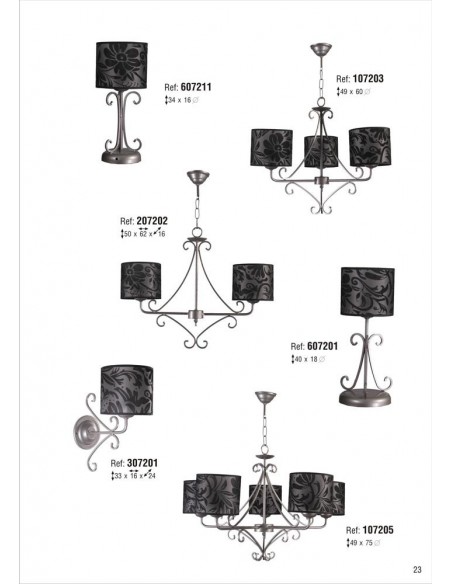 Venta Lámparas Forja