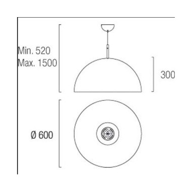 Lámpara de Diseño de PVC Negro y Oro...