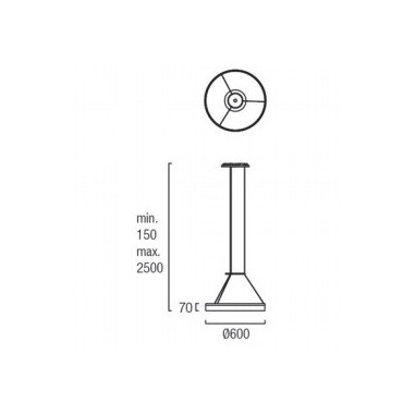 Luminaria Led Redonda Minimalista