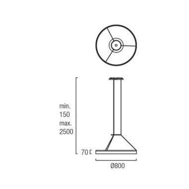 Lámpara Led Redonda Minimalista