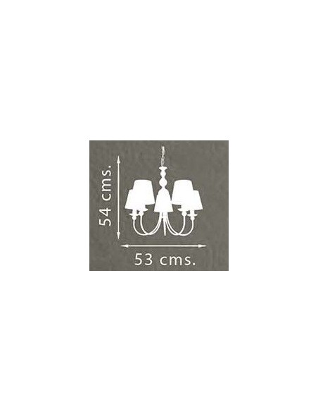 Comprar Online Lámpara Moderna Plata en Oferta