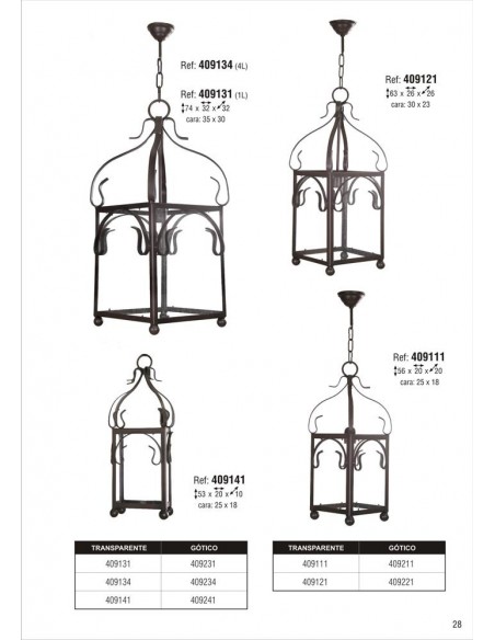 Faroles Forja Baratos