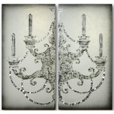 Set de Cuadros Lámpara