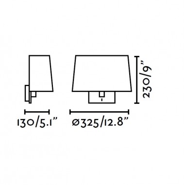 Apliques Dormitorio Pantalla Blanca