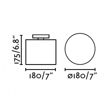 Plafón Interior Oro