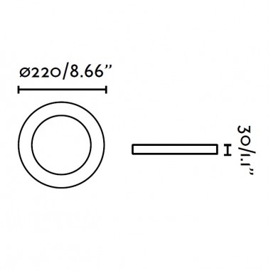 Downlight Apto para Baño Led