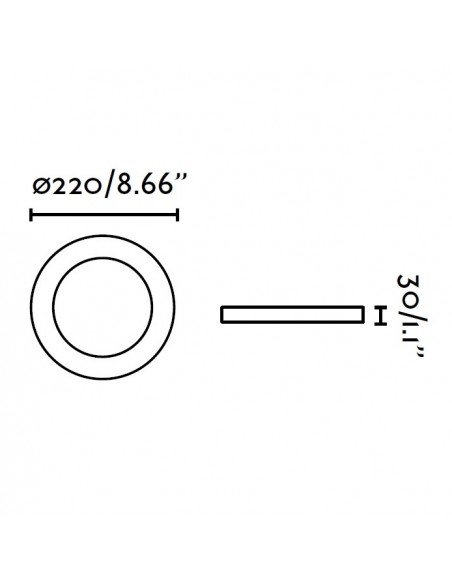 Downlight Apto para Baño Led