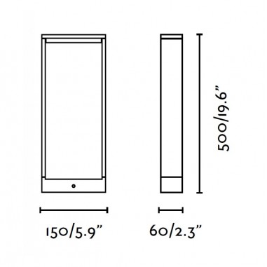 Baliza Estilizada Led