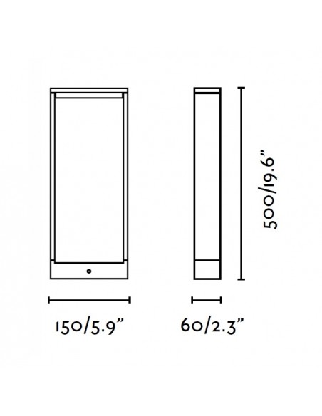 Baliza Estilizada Led