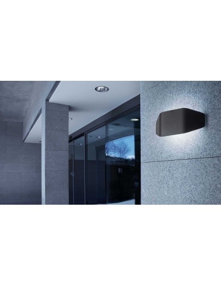 Apliques Exterior Negros Luz Indirecta