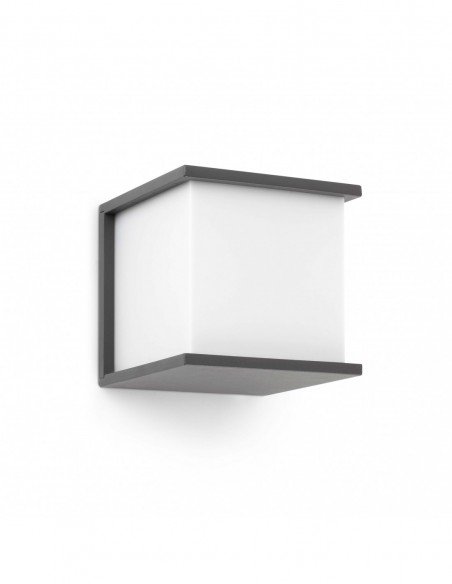 Luz Exterior Gris Oscuro