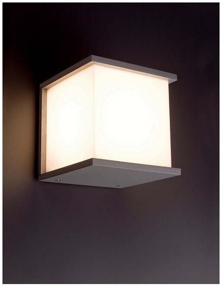 Aplique Exterior Cubo