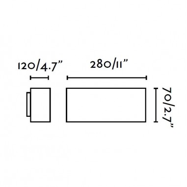 Aplique para Fachada Moderna