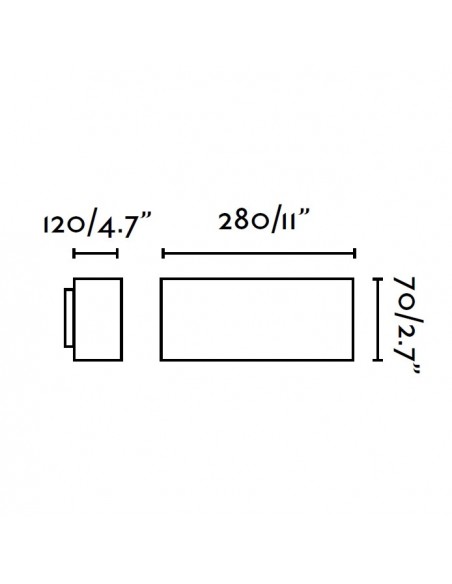 Aplique para Fachada Moderna