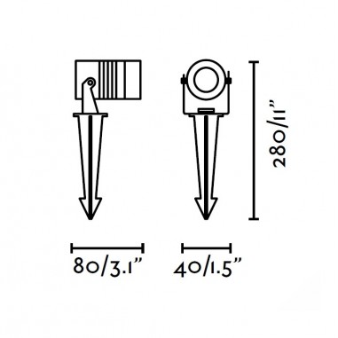 Iluminación Suelo Jardín