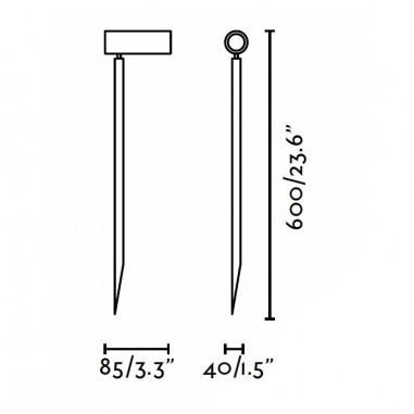 Estacas con Luz Altas Estacas con Luz Altas
