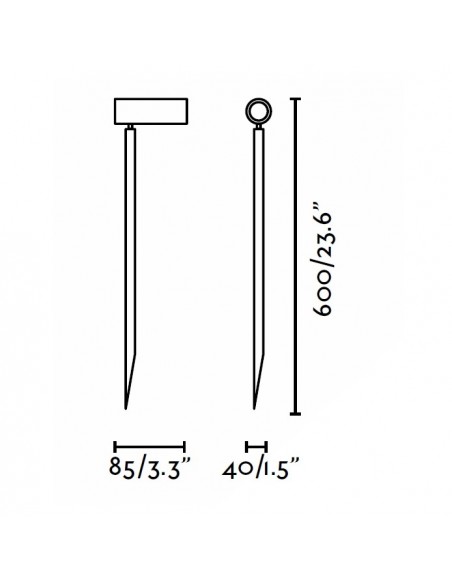 Estacas con Luz Altas