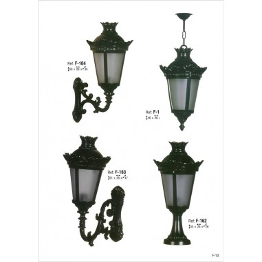 Faroles con Soporte de Aluminio