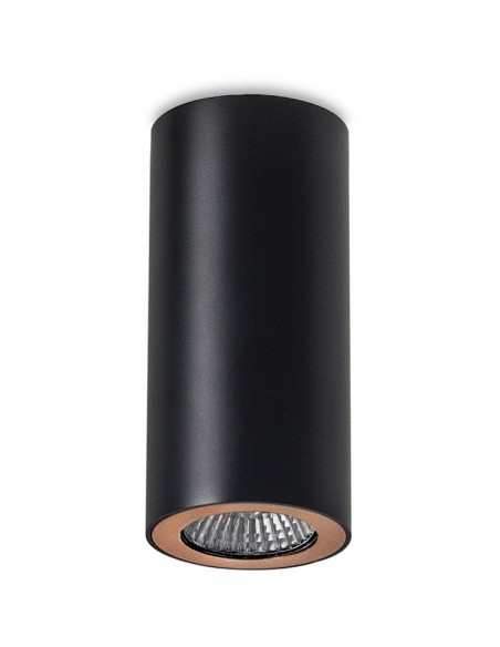 Plafón Cilindro Salón Negro