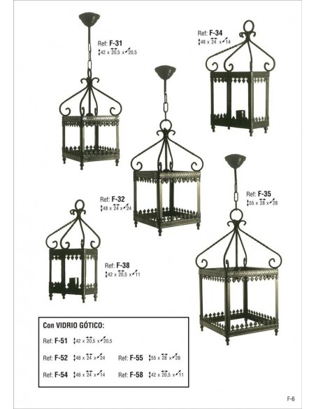 Apliques de Pared de Forja