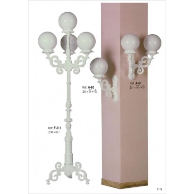 Apliques Exterior con Bola