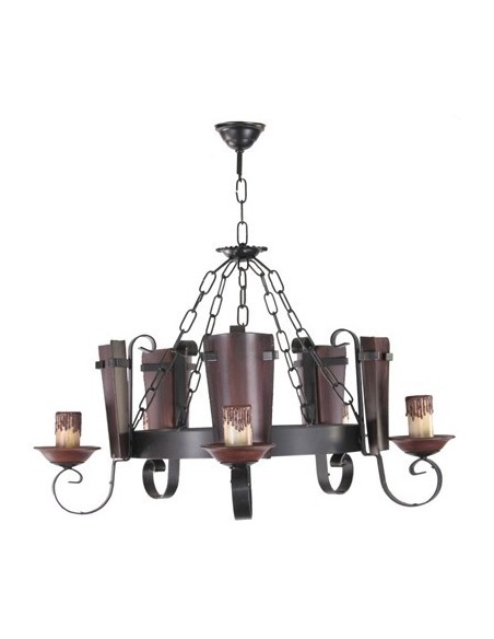 Lámparas Rústicas con Tejas