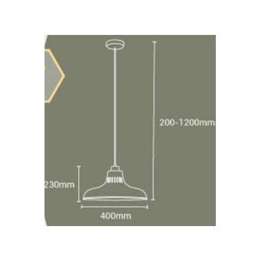 Estilo Industrial Lámpara