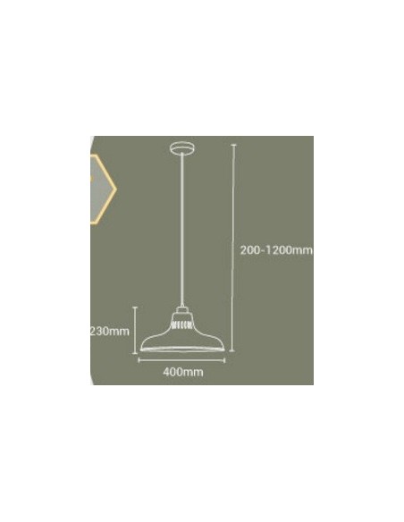 Estilo Industrial Lámpara