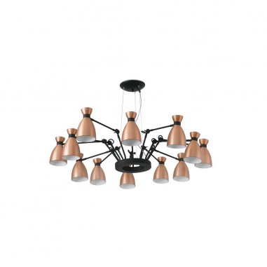 Lámpara de 12 Luces Cobre