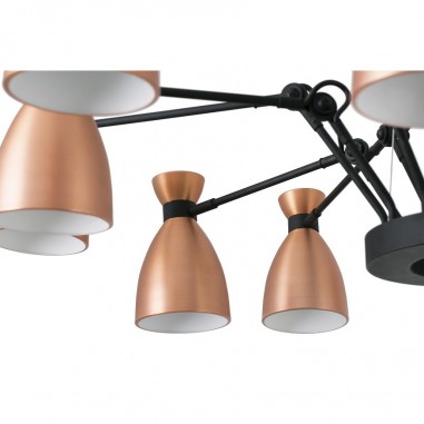 Lámpara de 12 Luces Cobre