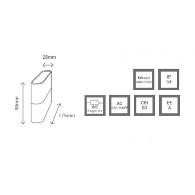 Apliques para Jardín Led