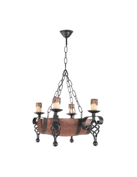 Lámparas Rústicas Baratas Barril