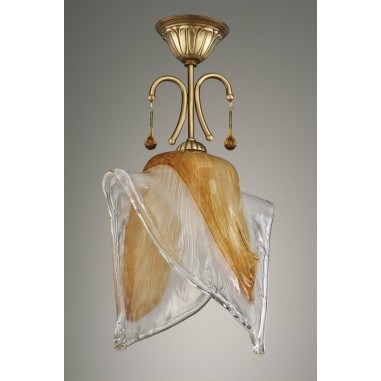 Aplique de Pared de Bronce 1 luz. Bombillas Bajo Consumo. Peso 2,35 Kgs.