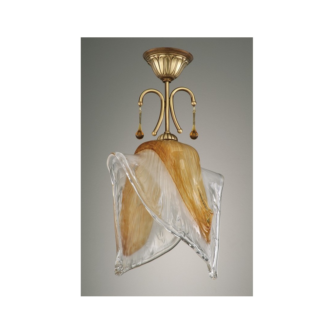 Aplique de Pared de Bronce 1 luz. Bombillas Bajo Consumo. Peso 2,35 Kgs.