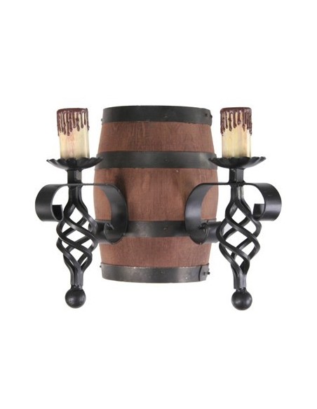 Apliques Barril Madera