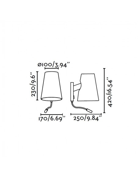 Aplique de Interior con Lector Led