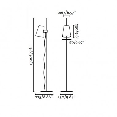 Lámpara de Pie de Interior