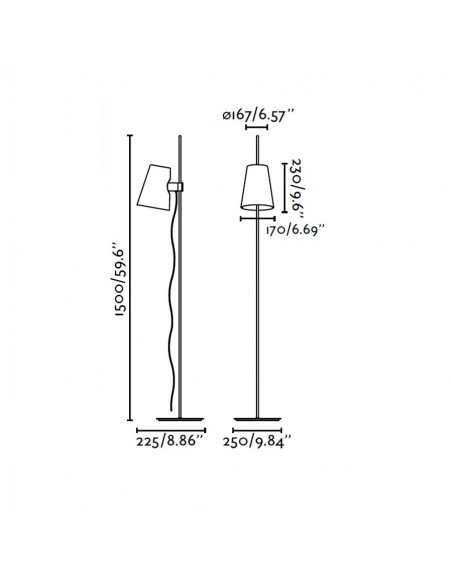 Lámpara de Pie de Interior