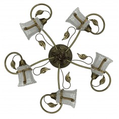 Lámpara Semiplafón Estilo...