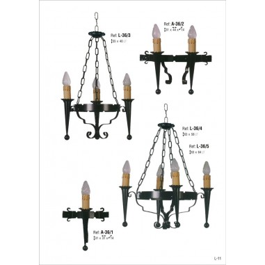 Lámparas Paredes Casas Rurales