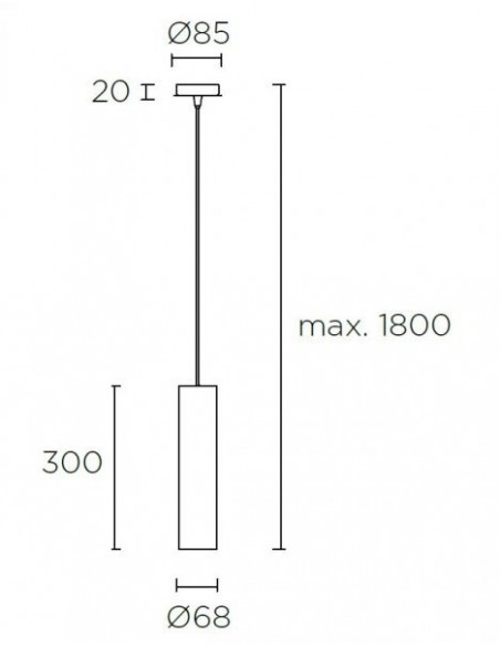 Lámpara Colgante para Cocina Blanca