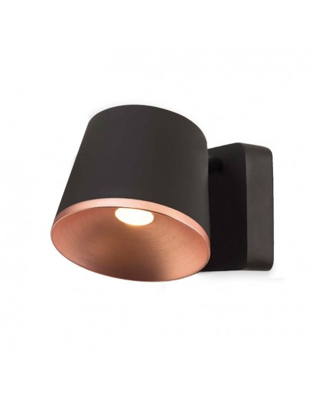 Aplique ó Plafón Marrón Cobre